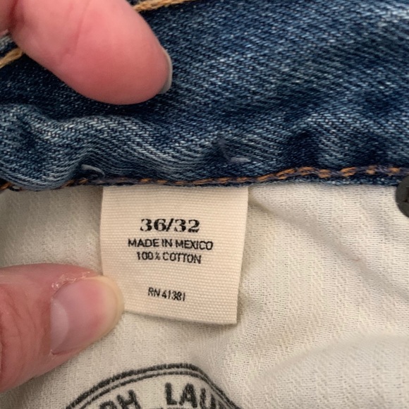 Polo Ralph Lauren 15941 Light Wash Straight Jeans - Picture 6 of 9